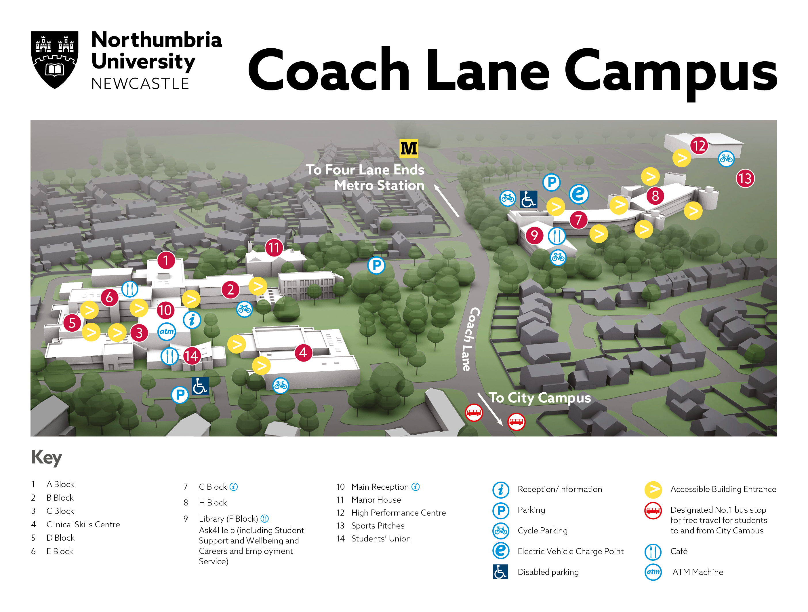 Northumbria University Campus Map – Verjaardag Vrouw 2020