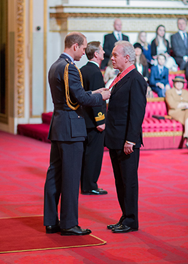 Vice-Chancellor receives CBE at Buckingham Palace